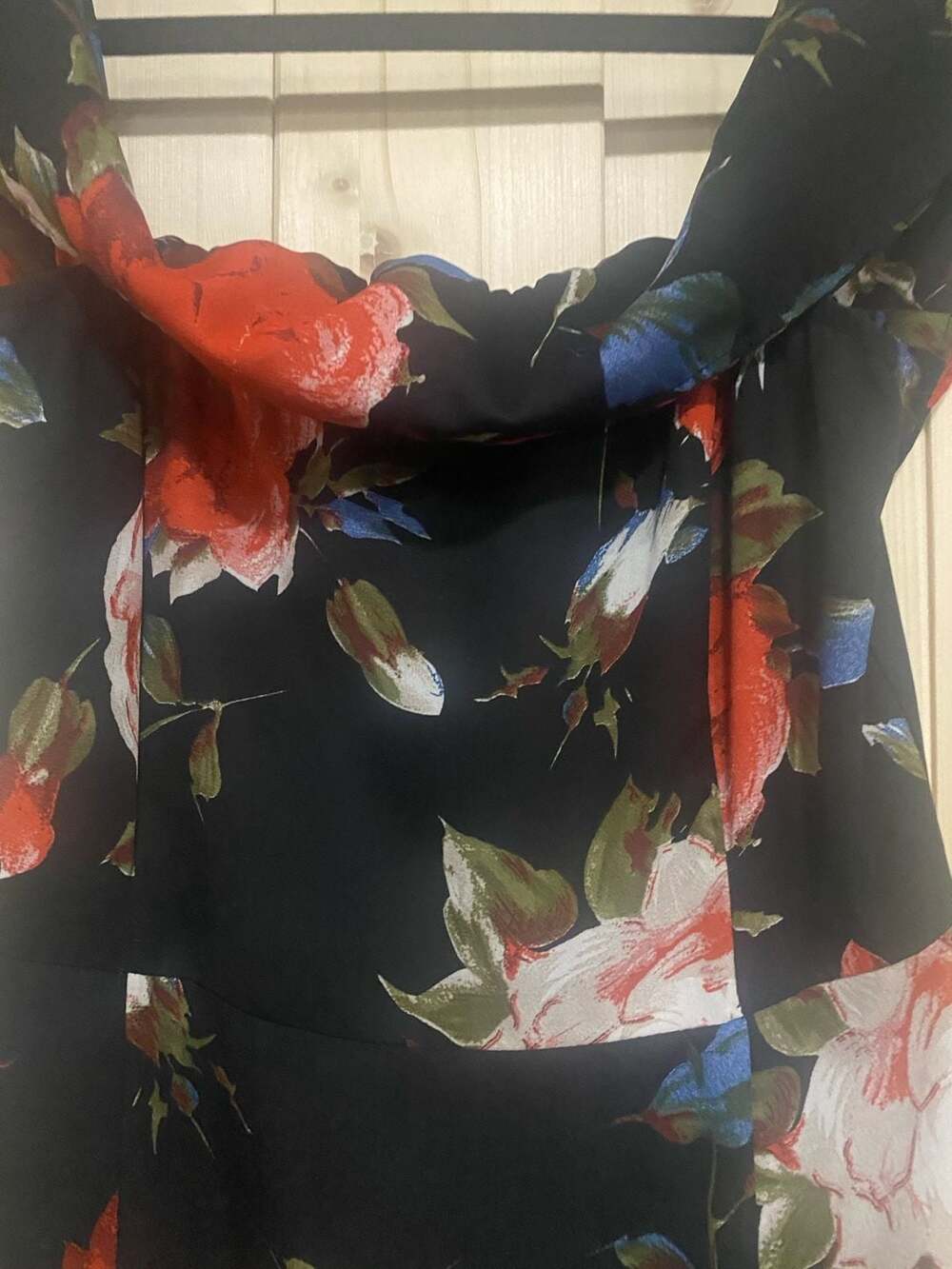 Lulus Briarwood Black Floral Print Off-the-Shoulder Maxi Dress - Picture 5 of 8